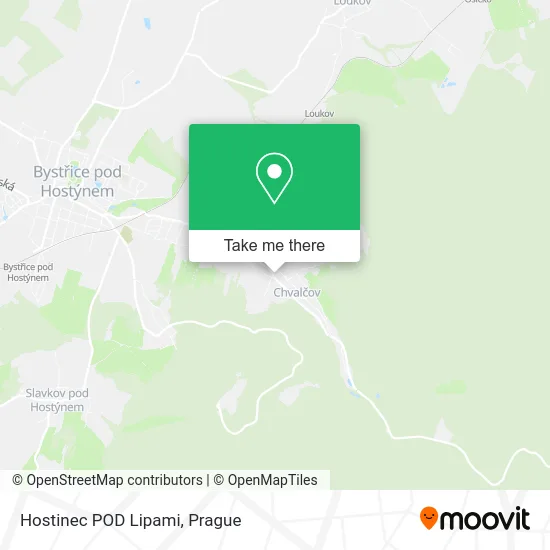 Карта Hostinec POD Lipami