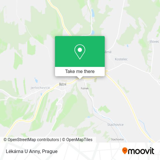 Lékárna U Anny map