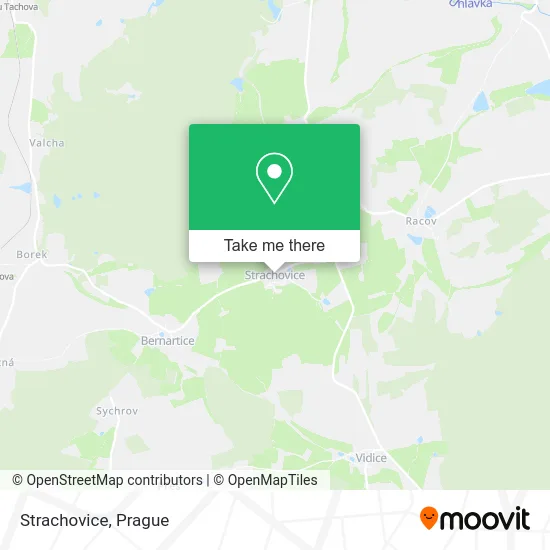 Карта Strachovice