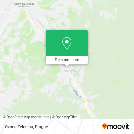 Карта Ovoce Zelenina