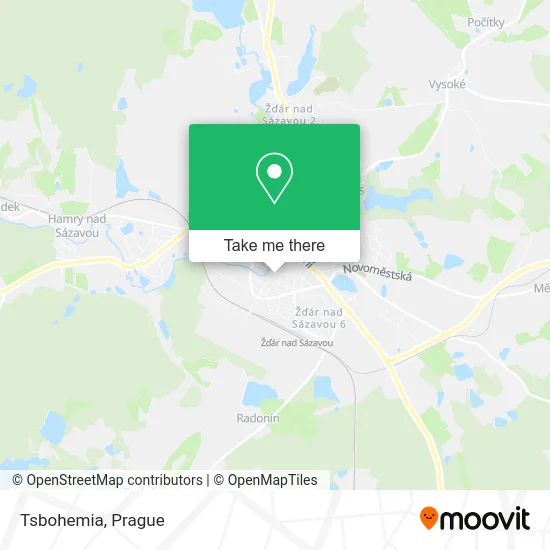 Карта Tsbohemia