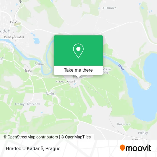 Карта Hradec U Kadaně
