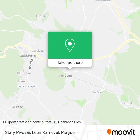 Starý Pivovár, Letní Karneval map