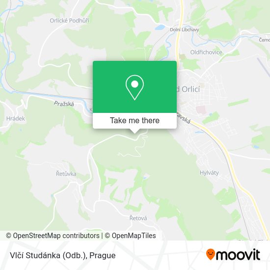 Vlčí Studánka (Odb.) map