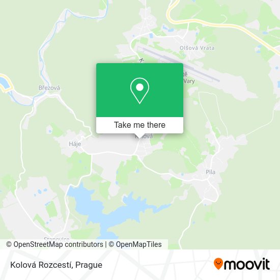 Kolová Rozcestí map