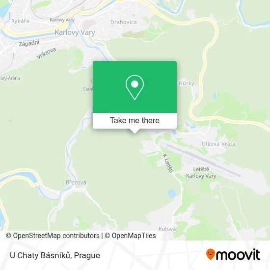 Карта U Chaty Básníků