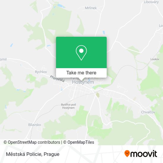 Městská Policie map
