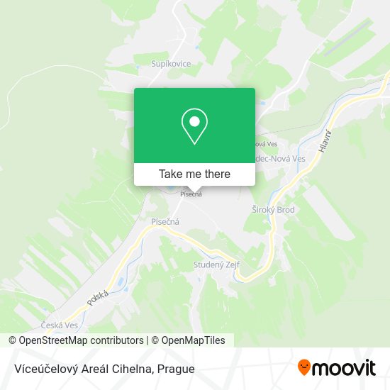 Víceúčelový Areál Cihelna map