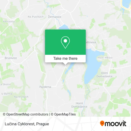 Карта Lučina Cyklorest