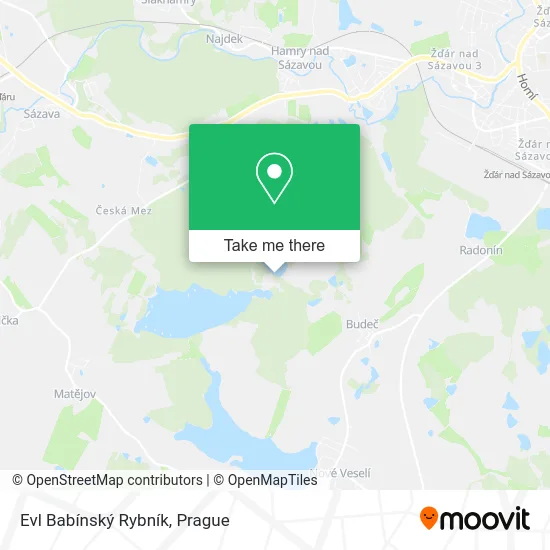 Evl Babínský Rybník map