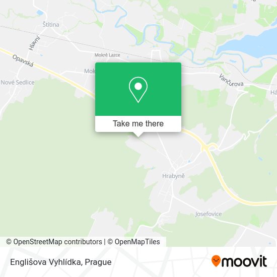 Englišova Vyhlídka map