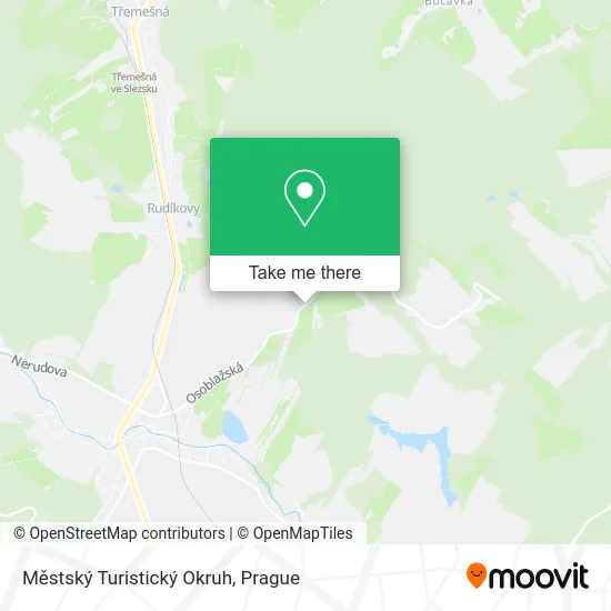 Карта Městský Turistický Okruh