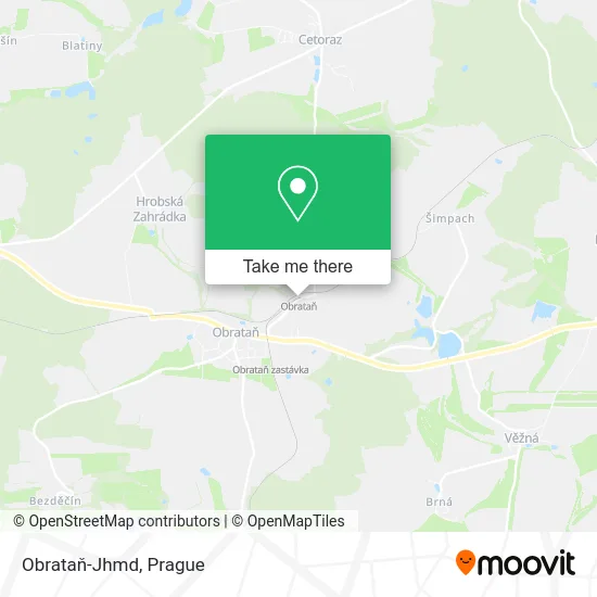 Карта Obrataň-Jhmd