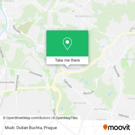 Карта Mudr. Dušan Buchta