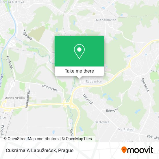 Cukrárna A Labužníček map