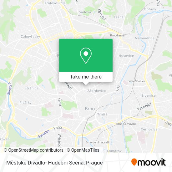 Městské Divadlo- Hudební Scéna map