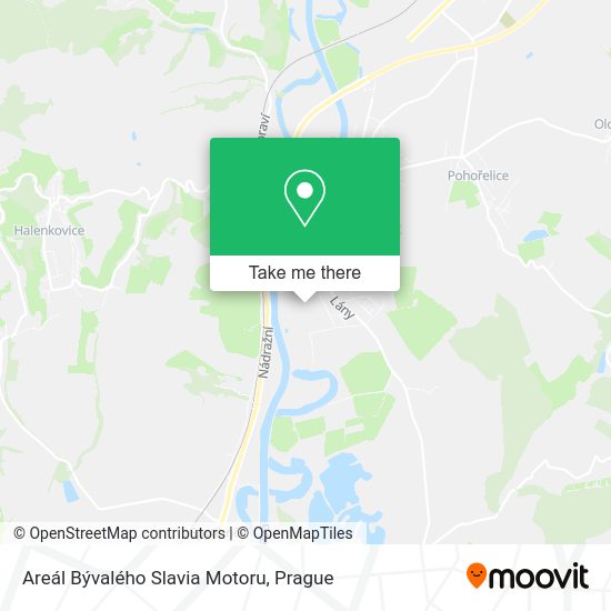 Areál Bývalého Slavia Motoru map