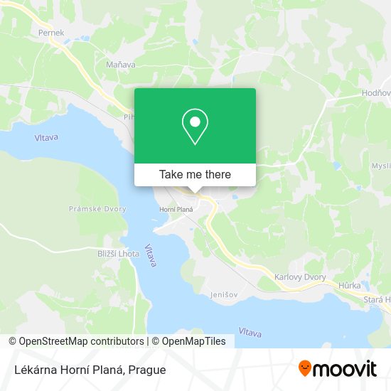 Lékárna Horní Planá map