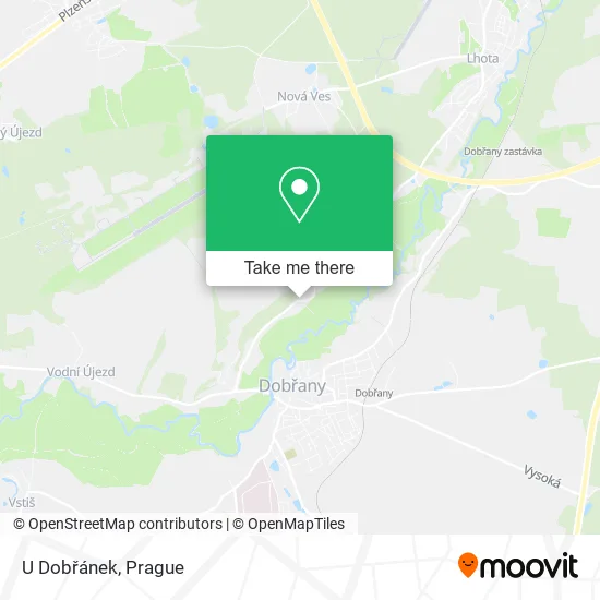 Карта U Dobřánek