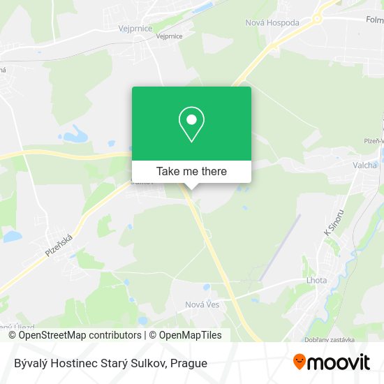 Bývalý Hostinec Starý Sulkov map