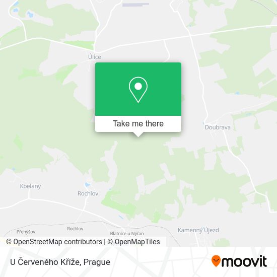 U Červeného Kříže map
