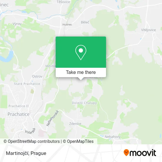 Карта Martinojčí