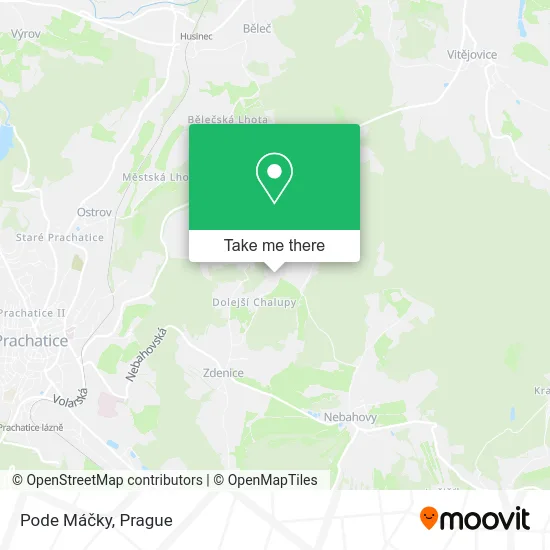 Карта Pode Máčky