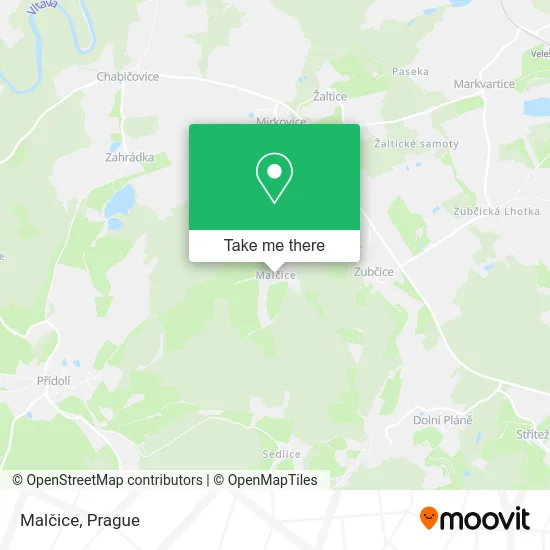 Карта Malčice