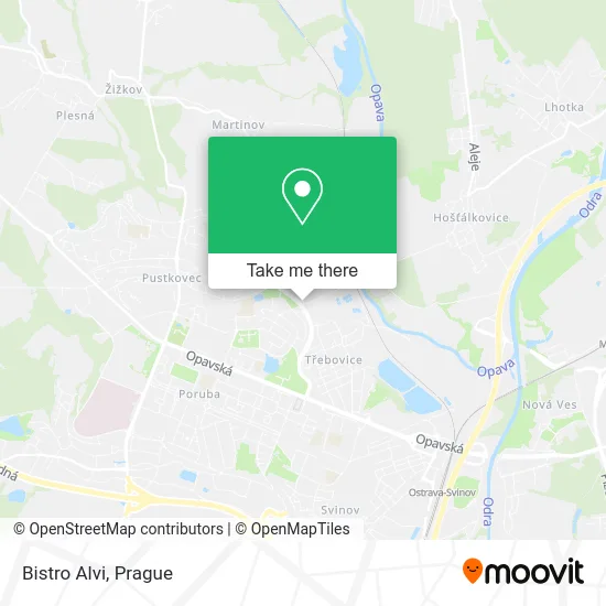 Карта Bistro Alvi