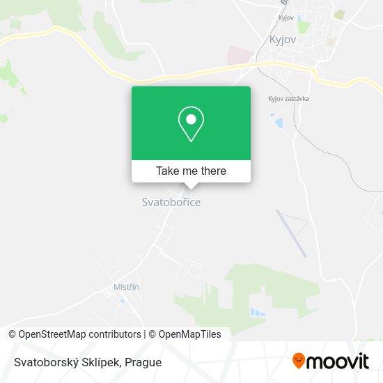 Svatoborský Sklípek map
