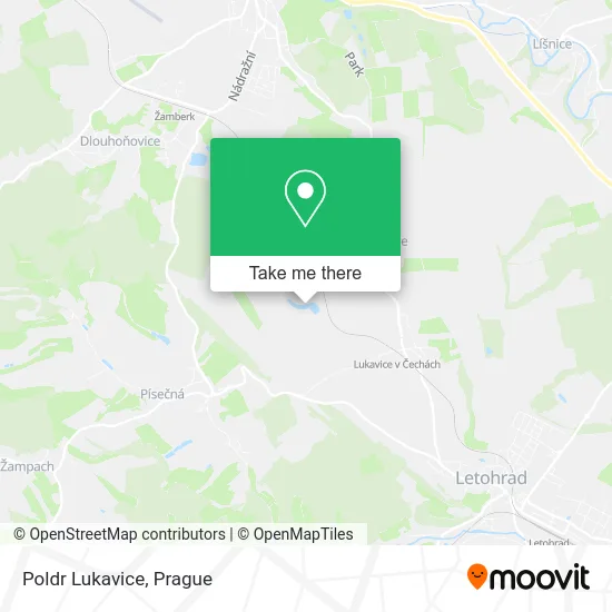 Карта Poldr Lukavice