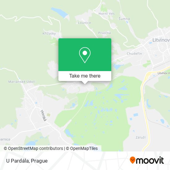 Карта U Pardála
