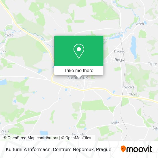 Kulturní A Informační Centrum Nepomuk map