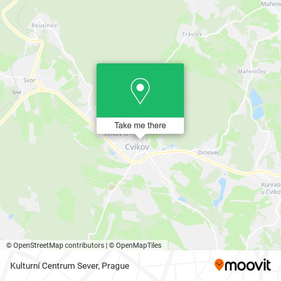 Kulturní Centrum Sever map
