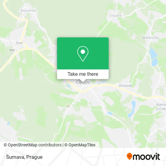 Карта Šumava