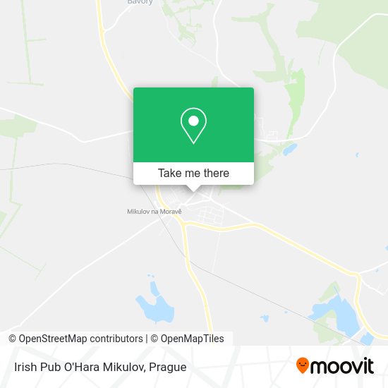 Irish Pub O'Hara Mikulov map