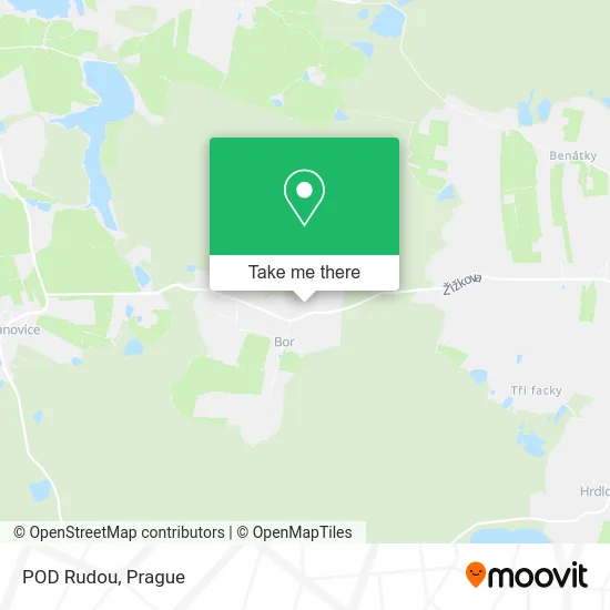Карта POD Rudou
