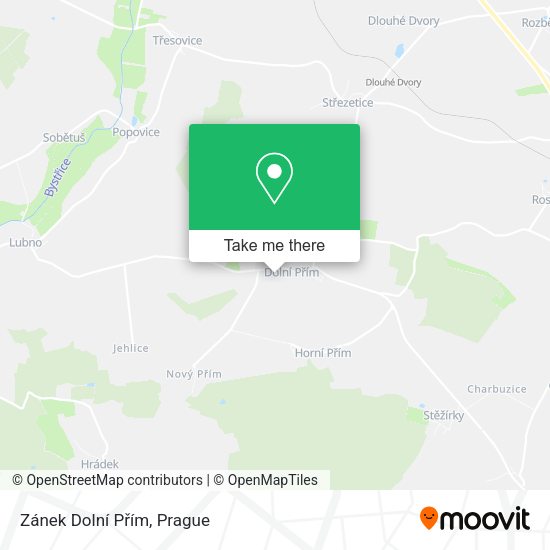 Zánek Dolní Přím map