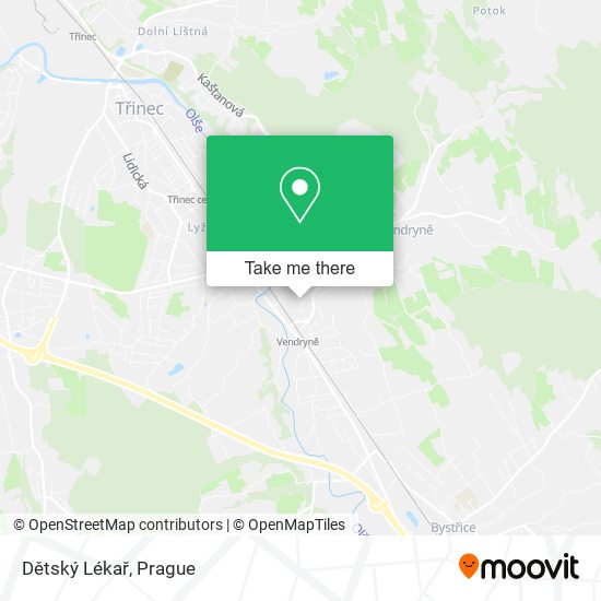 Dětský Lékař map