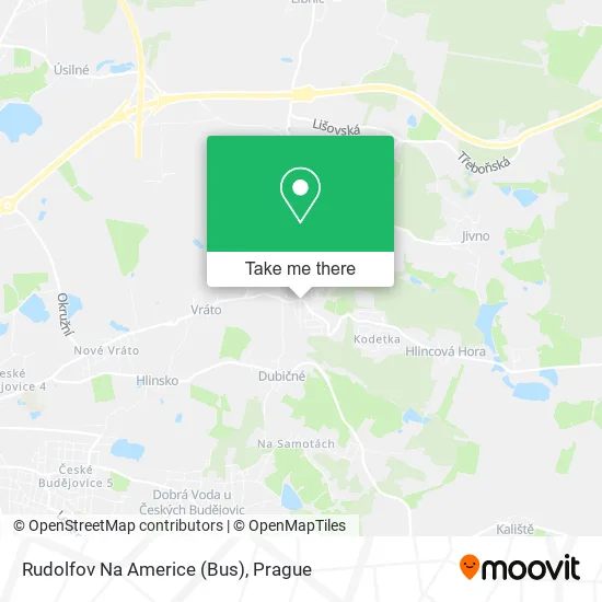 Карта Rudolfov Na Americe (Bus)