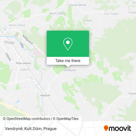 Vendryně, Kult.Dům map