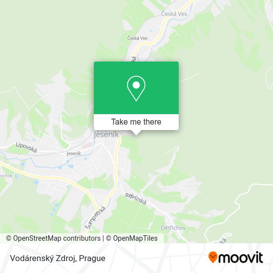 Vodárenský Zdroj map