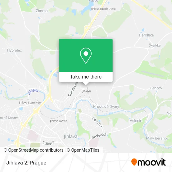 Карта Jihlava 2