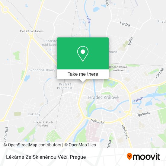 Lékárna Za Skleněnou Věží map