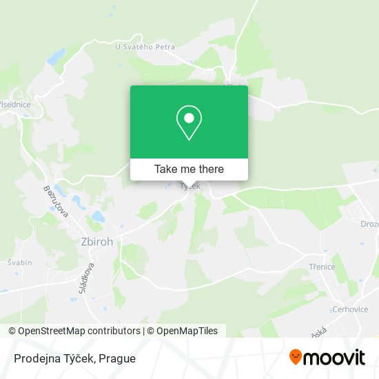 Карта Prodejna Týček