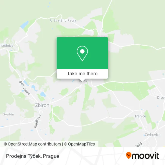Карта Prodejna Týček