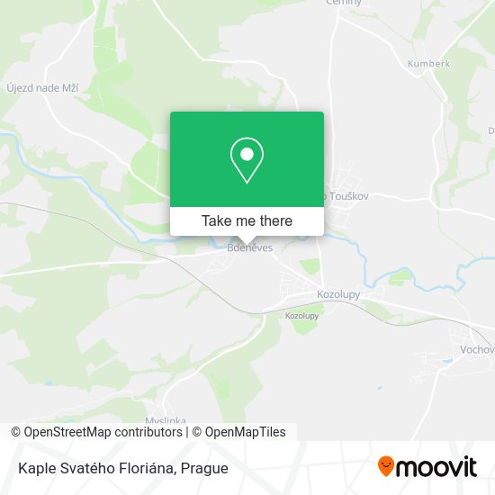 Kaple Svatého Floriána map