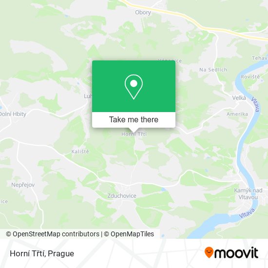 Horní Třtí map