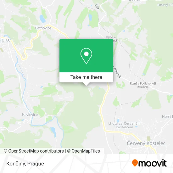 Карта Končiny