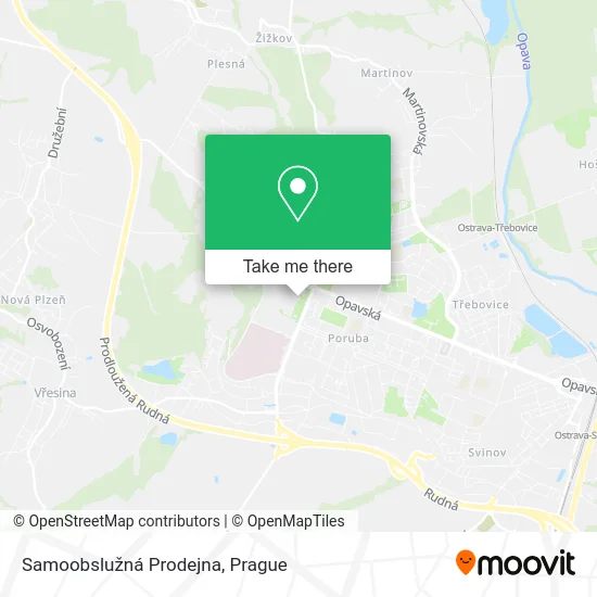 Карта Samoobslužná Prodejna